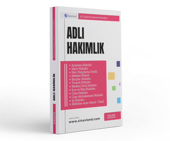Adli Hakimlik 5'li Çözümlü Deneme Sınavı