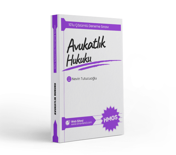 Avukatlık Hukuku 10'lu Çözümlü Deneme Sınavı